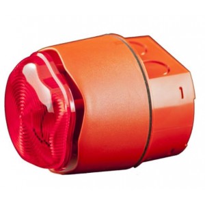 Hochiki BANSHEEEXCELLITE IP66(LED) Conventional Weatherproof Sounder Beacon (Red Case Red LEDs)